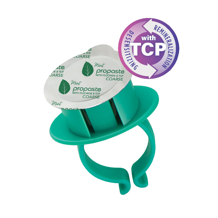 ProPaste® One Disposable Prophy Ring and AntiSplatr Paste Combo