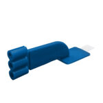 EzAim® ComforTab™ Adhesive Cushioned Sensor Holders - EzAim ComforTab Adhesive Sensor Holder Bitewing Blue   50/pk